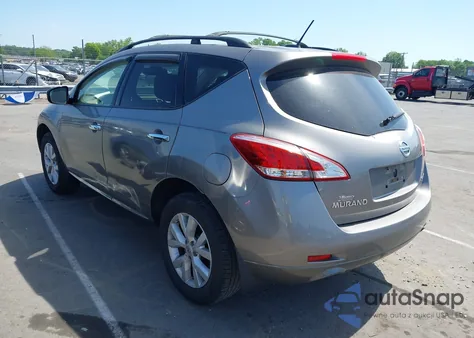 2012 Nissan Murano Sl из США, поврежденный, VIN JN8AZ1MW2CW207414